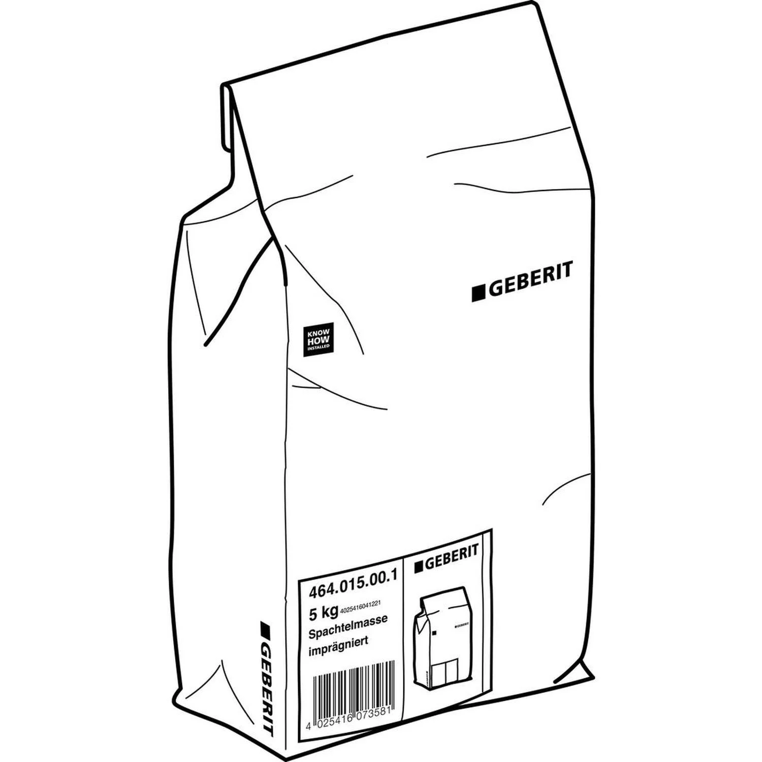 Geberit Spachtelmasse, imprägniert Bild 2