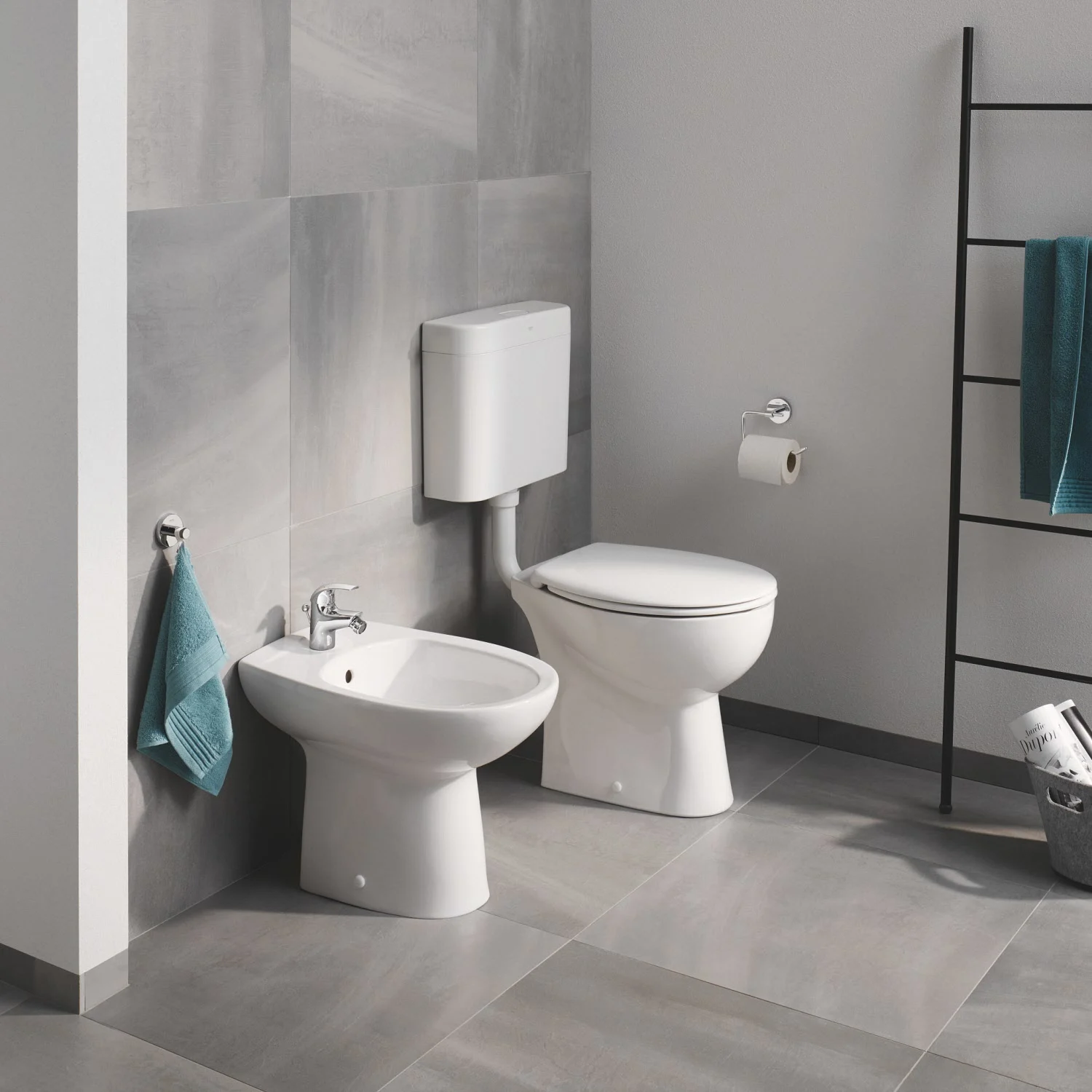 GROHE Bau Keramik Stand-Tiefspül-WC spülrandlos Bild 2