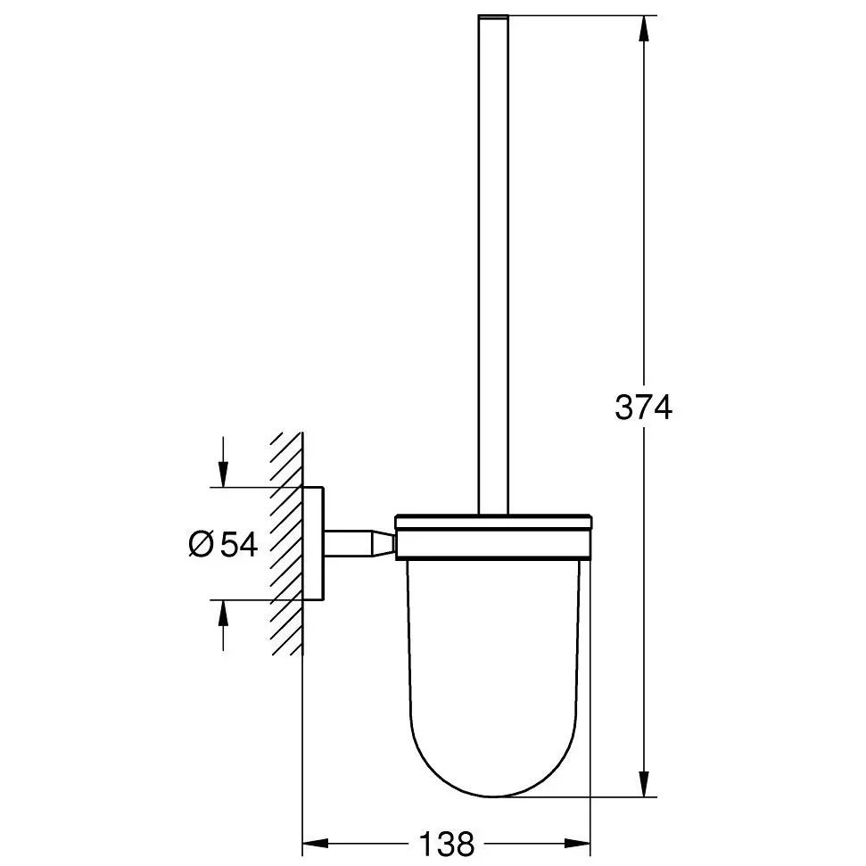 GROHE BauCosmopolitan Toilettenbürstengarnitur Bild 3