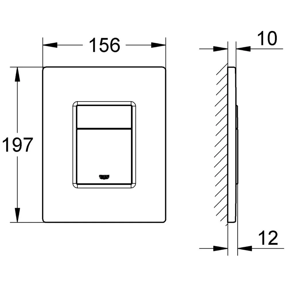 GROHE Skate Cosmopolitan Abdeckplatte Bild 2