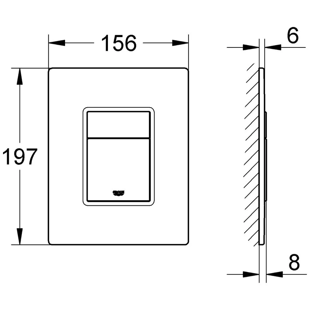 GROHE Skate Cosmopolitan Abdeckplatte Bild 2