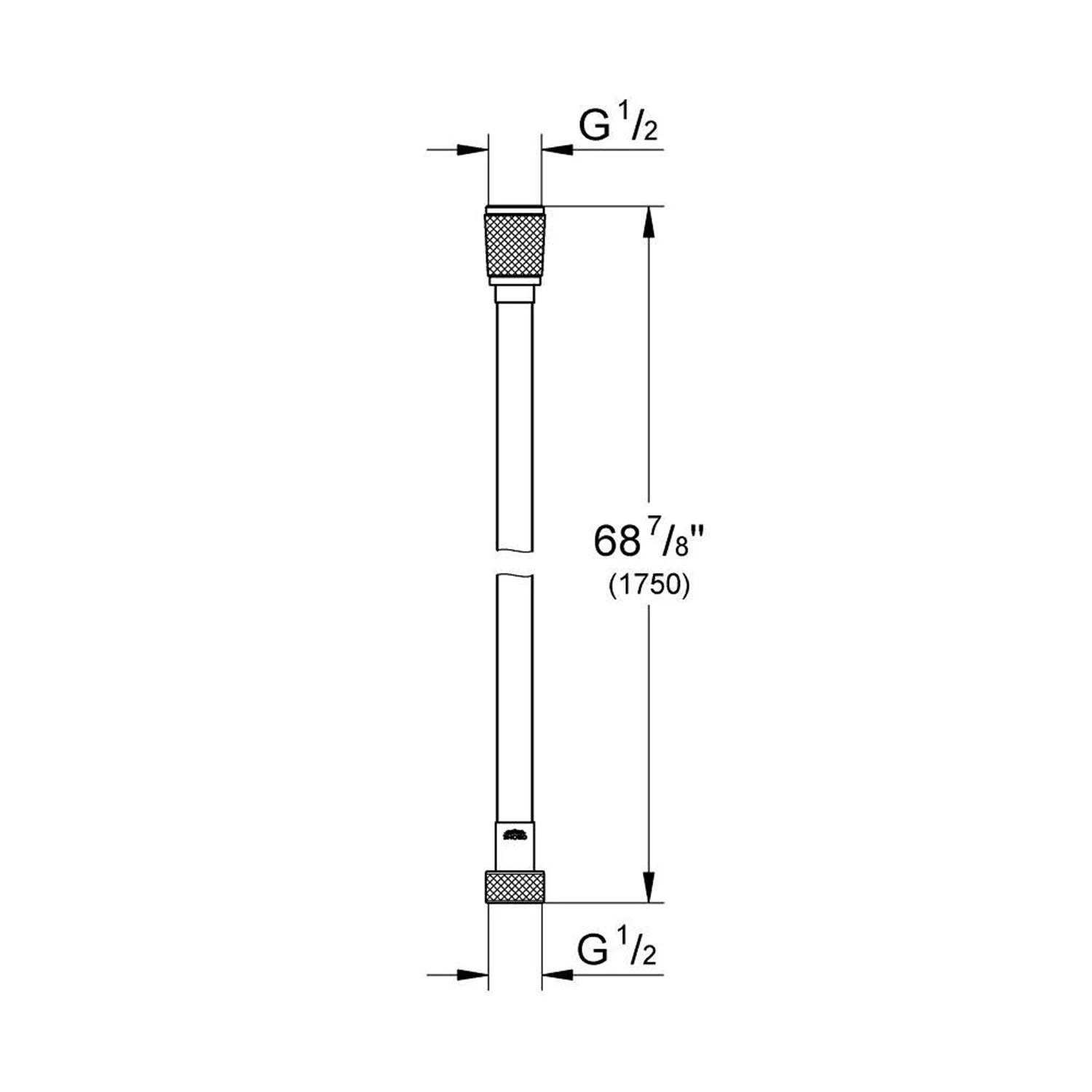 GROHE Brauseschlauch Silverflex 175 cm Bild 2