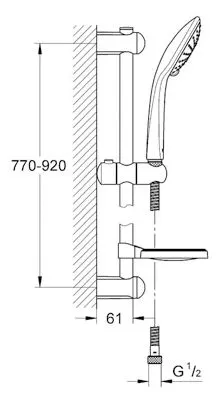 GROHE Euphoria Brausegarnitur Eco Bild 2