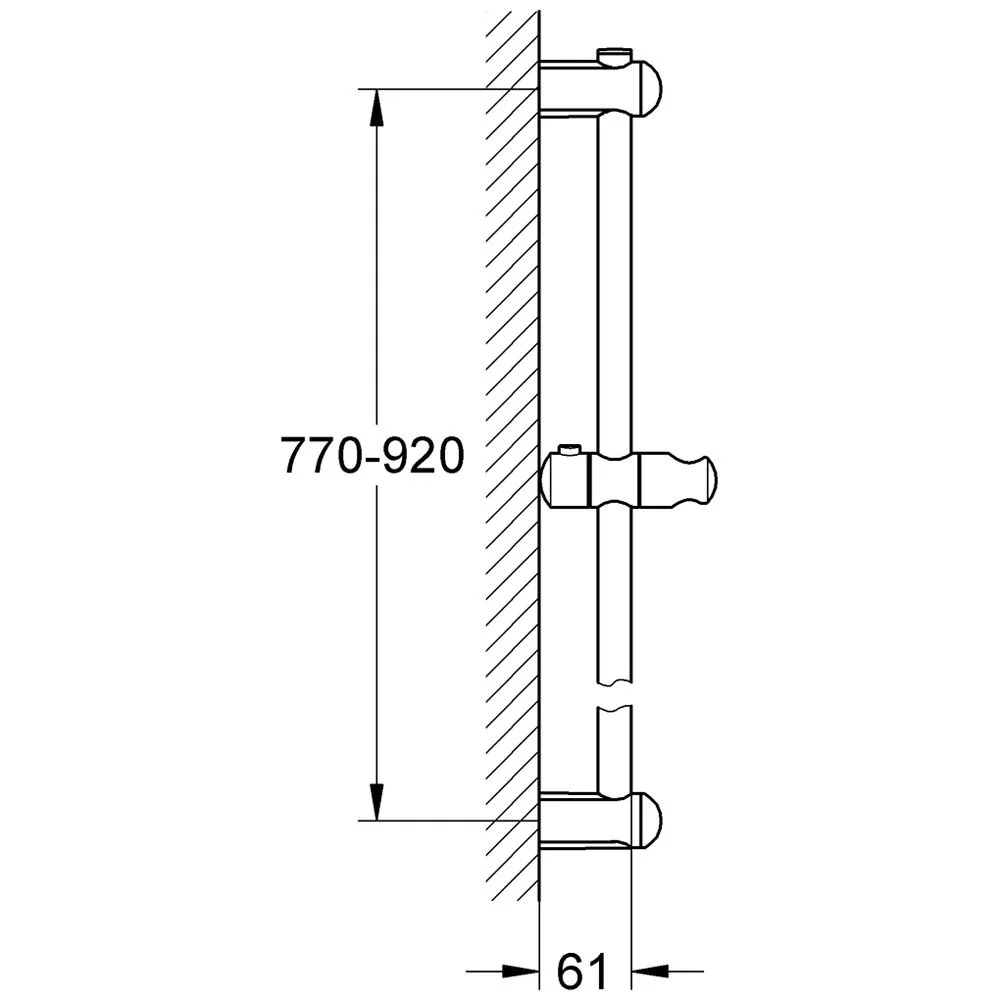 GROHE Euphoria Brausestange 90 cm Bild 2