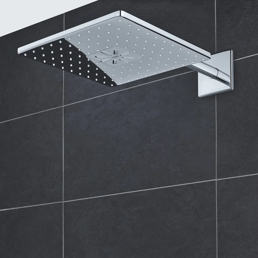 GROHE Rainshower SmartActive 310 Cube Kopfbrauseset mit 2 Strahlarten und Wandanschluss Bild 2