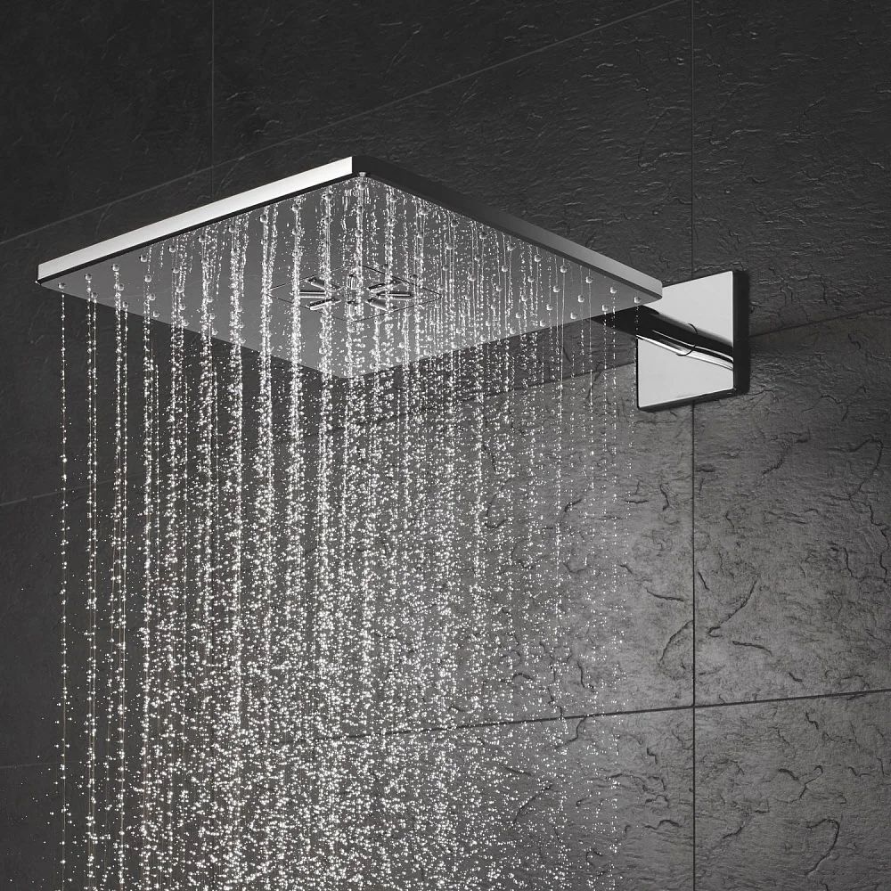 GROHE Rainshower SmartActive 310 Cube Kopfbrauseset mit 2 Strahlarten und Wandanschluss Bild 3