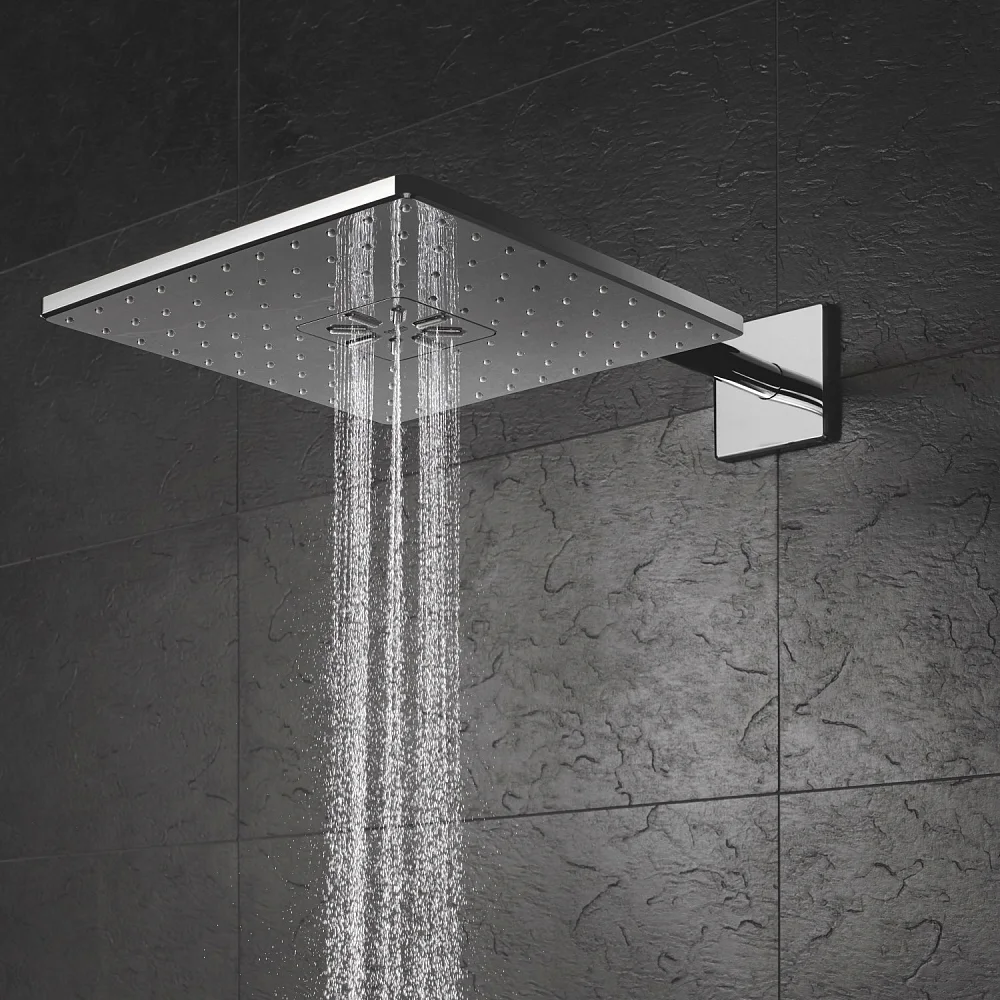 GROHE Rainshower SmartActive 310 Cube Kopfbrauseset mit 2 Strahlarten und Wandanschluss Bild 4