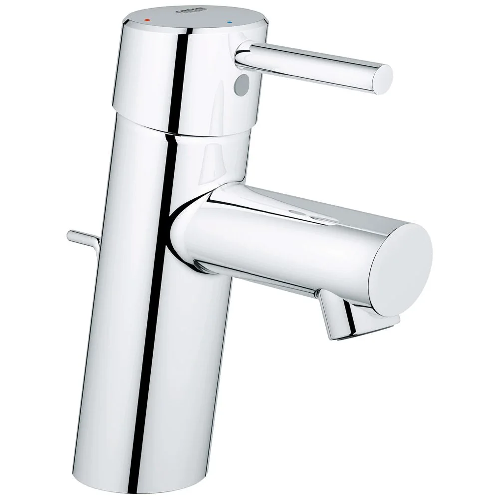 Bateria umywalkowa jednouchwytowa widok z przodu, Grohe