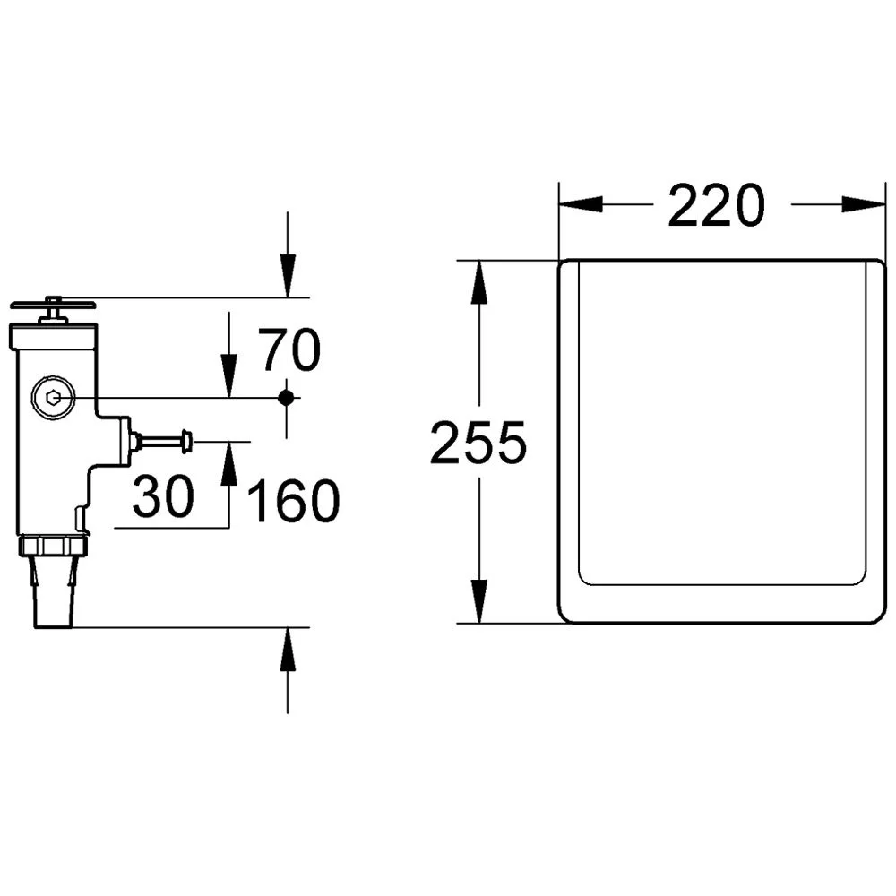 GROHE Druckspüler für WC Bild 2