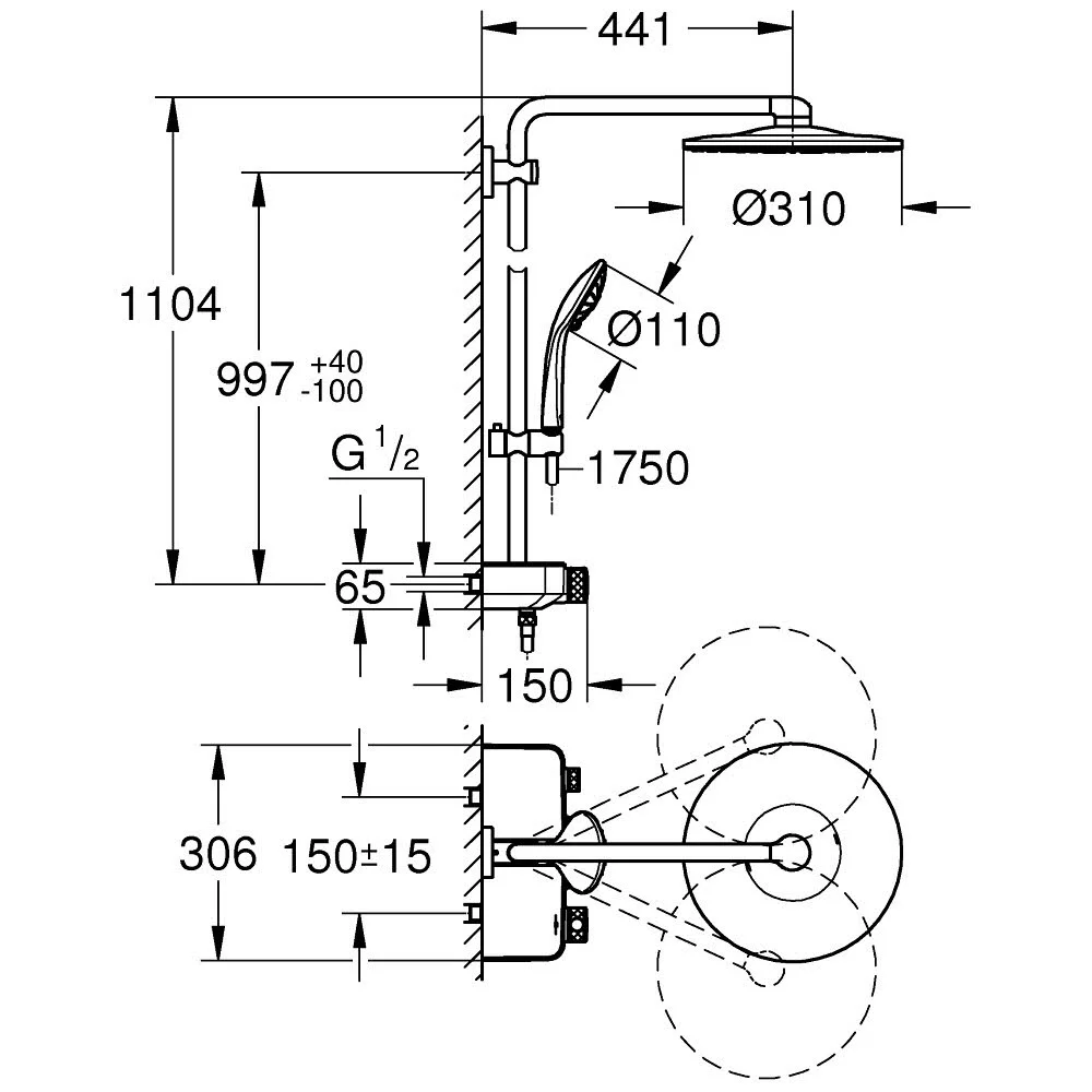 GROHE Euphoria SmartControl System 310 Duo Bild 5