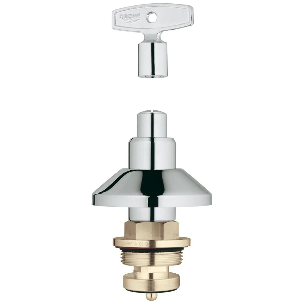 Wycięty wierzch z kluczem w chromie, Grohe