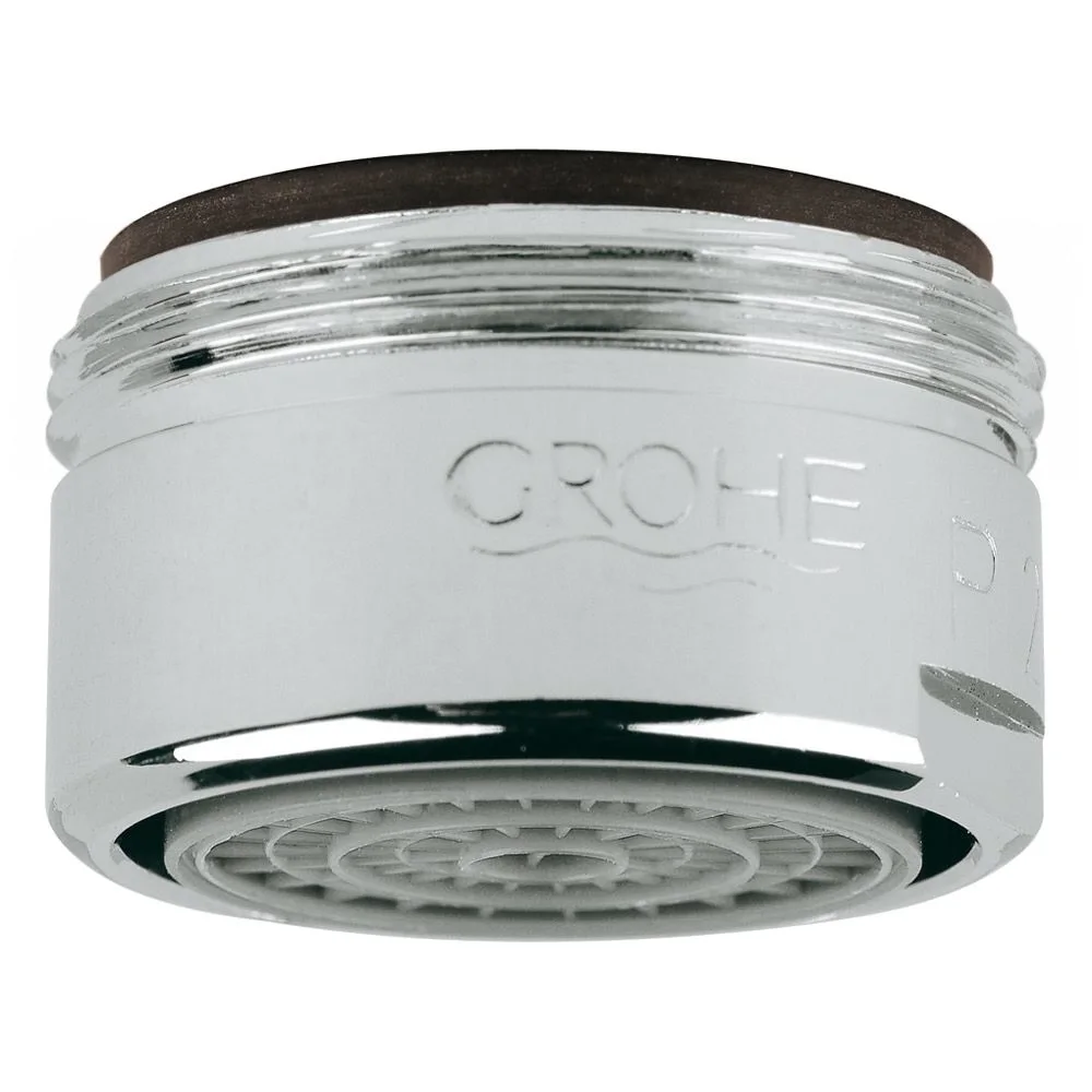 Perlator chromowany w widoku z przodu, Grohe