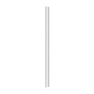Długi, wąski, srebrny cylinder w widoku z boku, Grohe