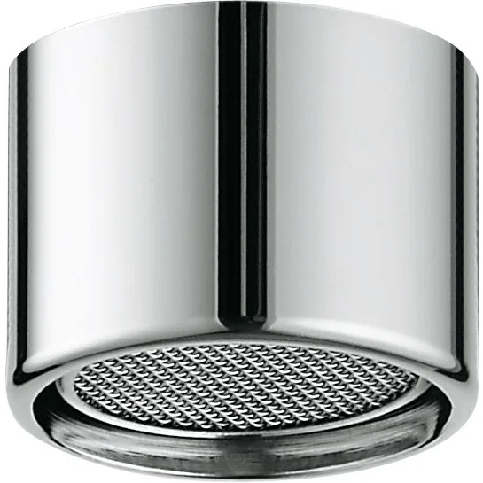 Chromowany perlator w widoku z przodu, Grohe