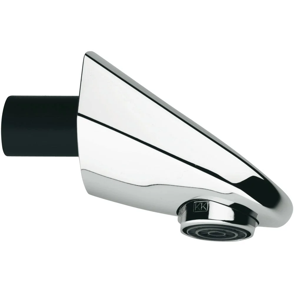 Chromowany kran w widoku z boku, Grohe