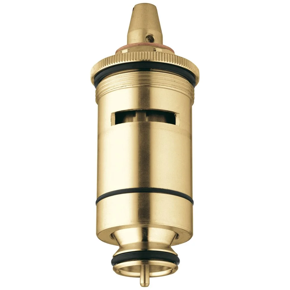 Termoelement w widoku z przodu, złota powierzchnia, Grohe