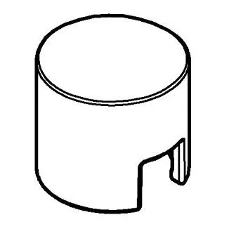 Rysunek techniczny pokrywy do Grohtherm, Grohe