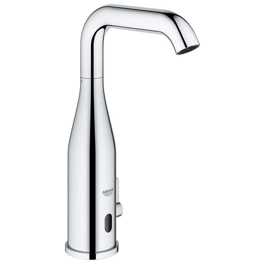 Widok z przodu chromowanego kranu, Grohe