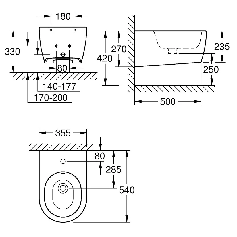 GROHE Essence Wandbidet Bild 2