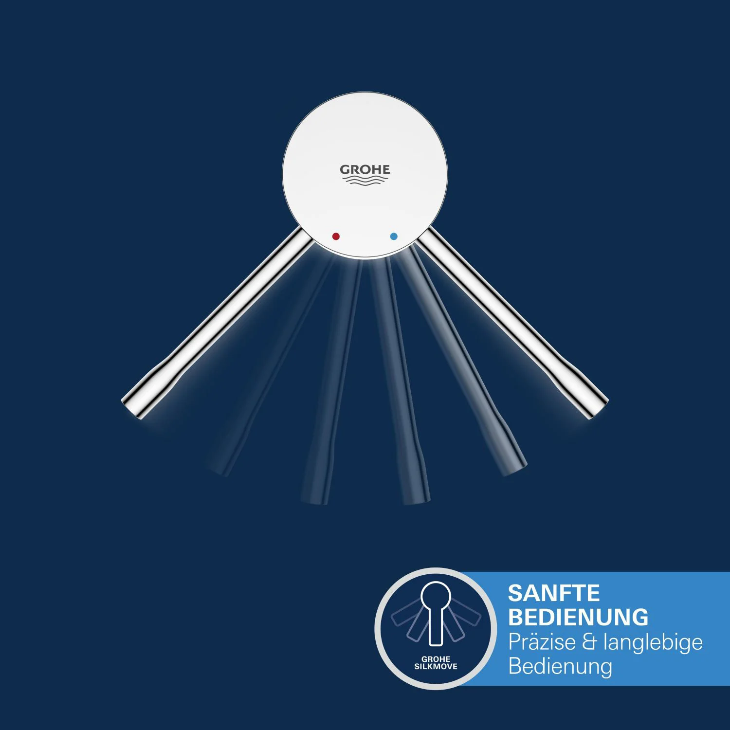 GROHE Essence New Einhand-Waschtischbatterie S-Size ohne Ablaufgarnitur Bild 7