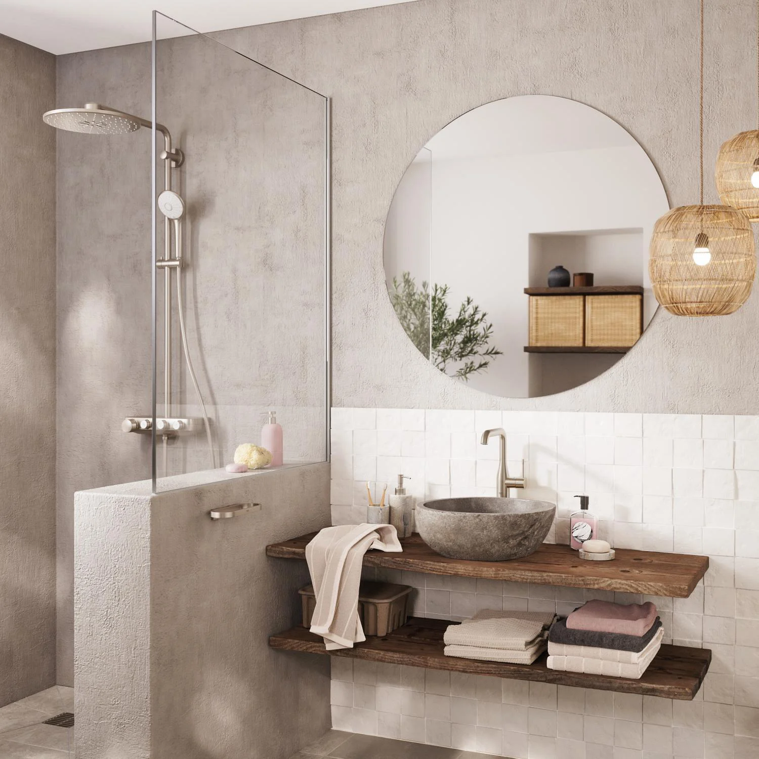 GROHE Essence New Einhand-Waschtischbatterie XL-Size für freistehende Waschschüsseln Bild 2