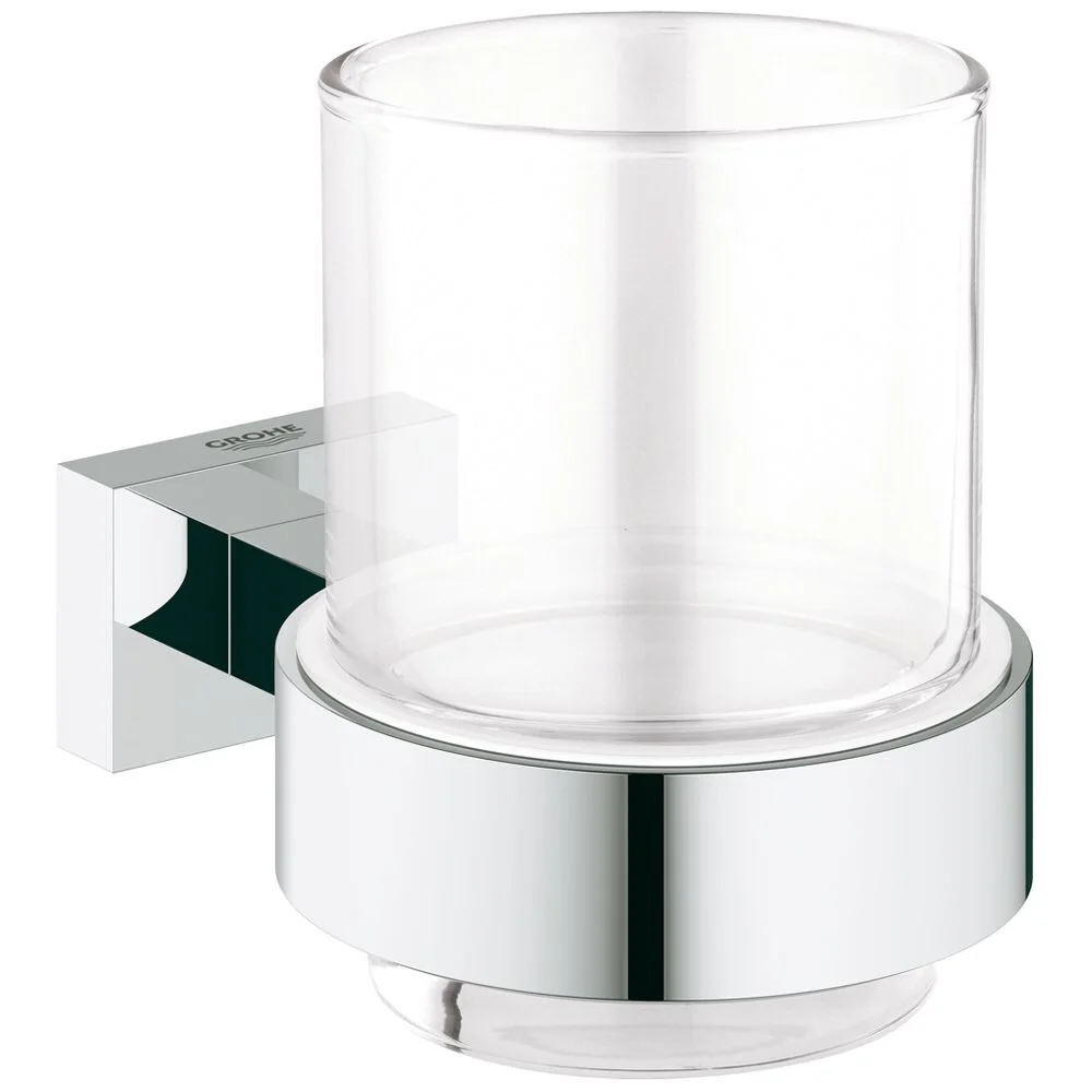 GROHE Essentials Cube Glas mit Halter