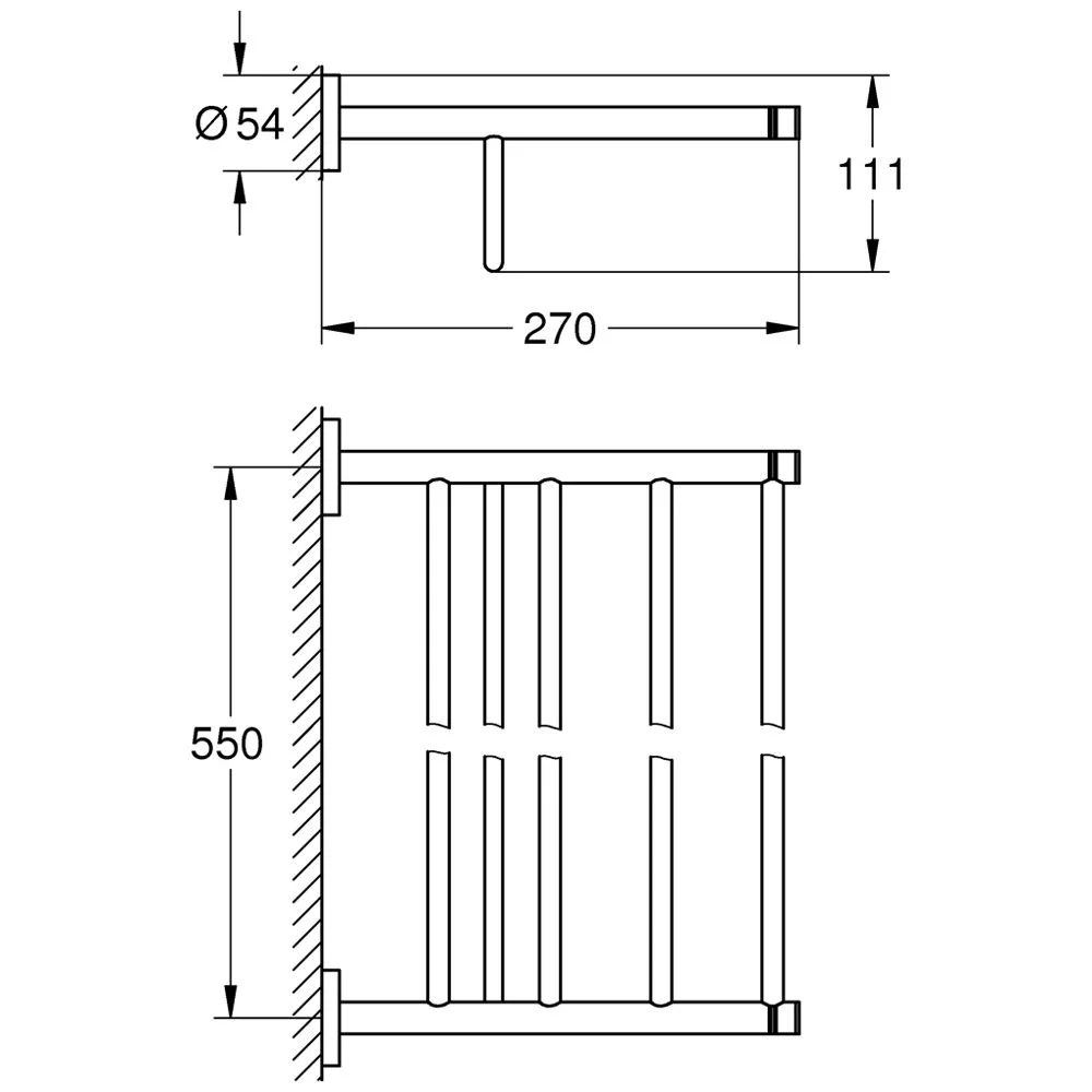 GROHE Essentials Multi-Badetuchhalter Bild 2