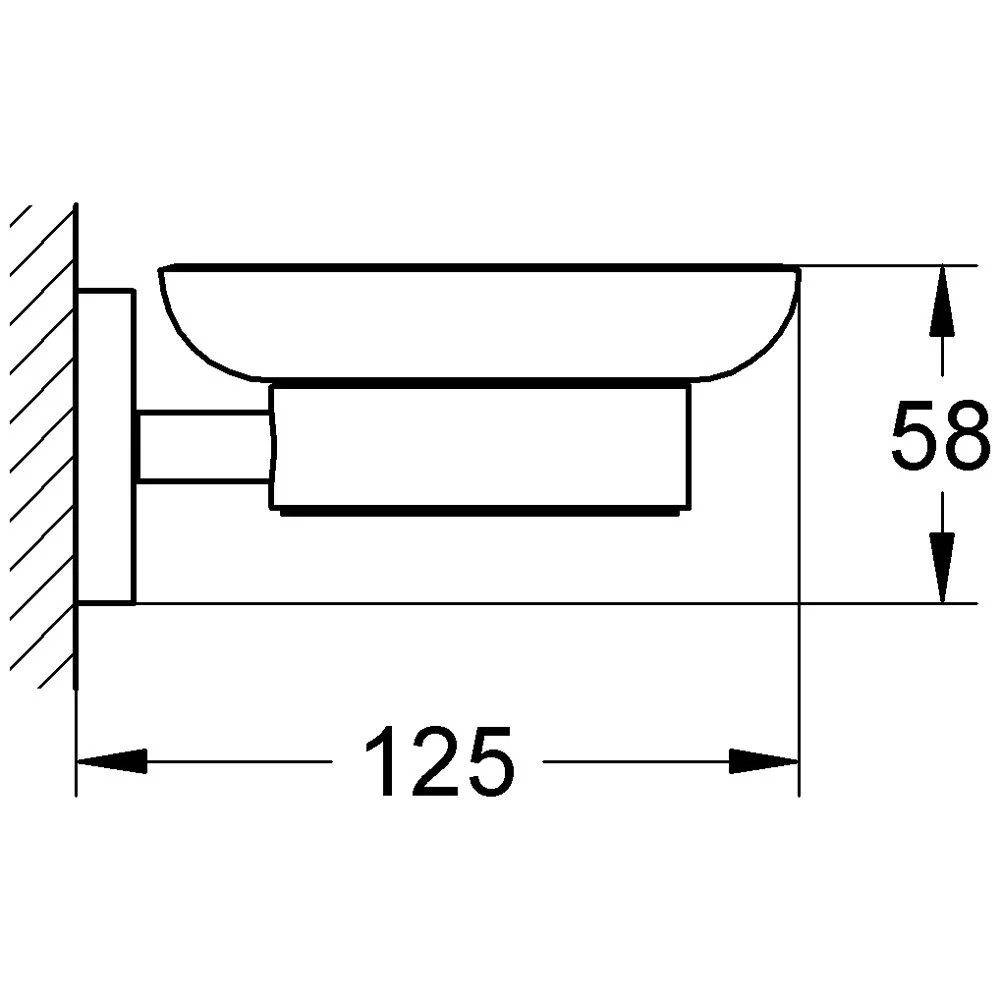 GROHE Essentials Seifenschale mit Halter Bild 3