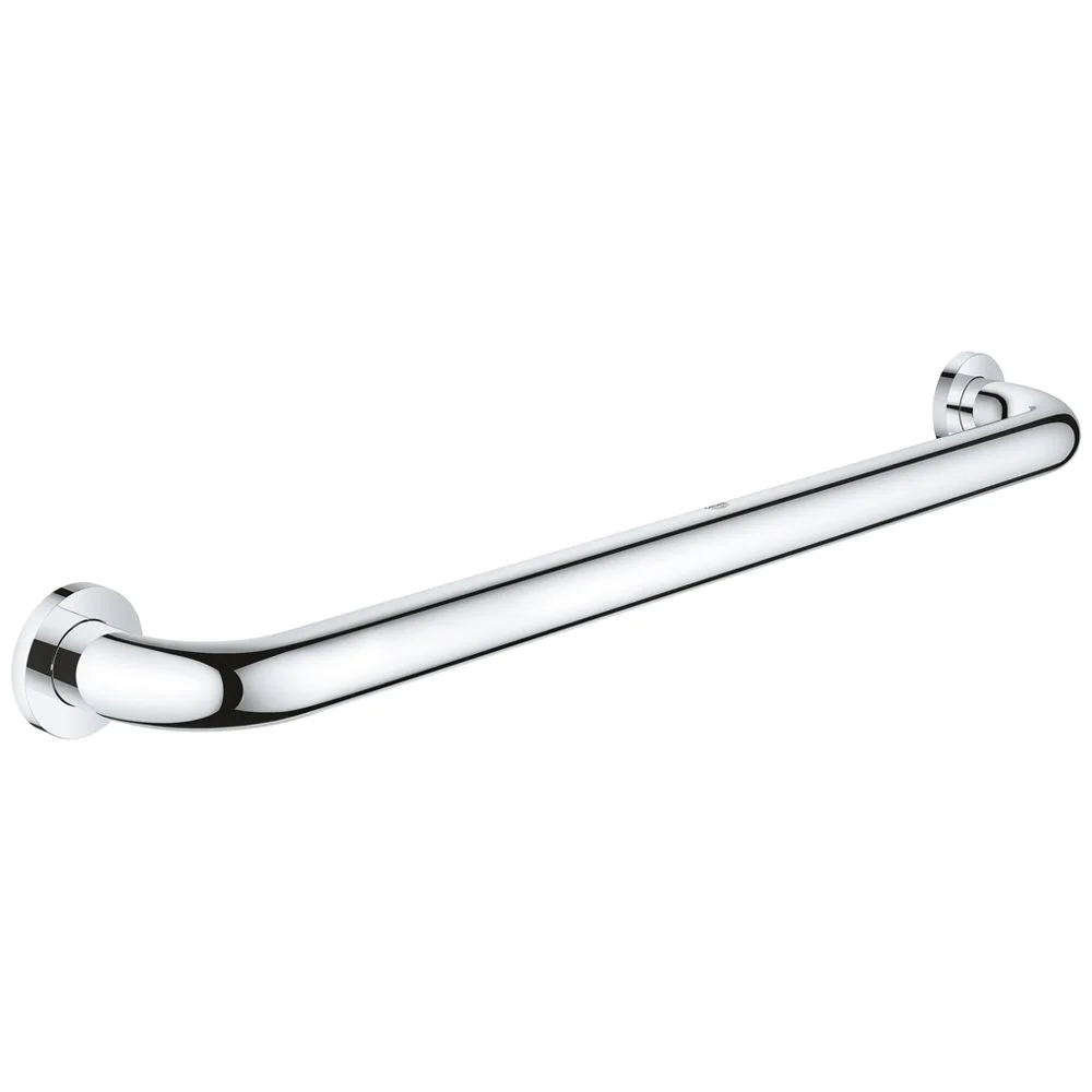 Chromowany uchwyt do wanny widok z przodu, Grohe