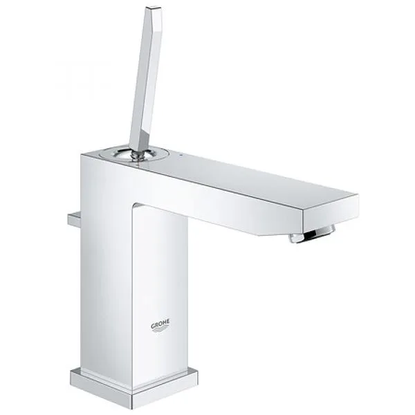 Chromowana bateria umywalkowa widok z boku, Grohe