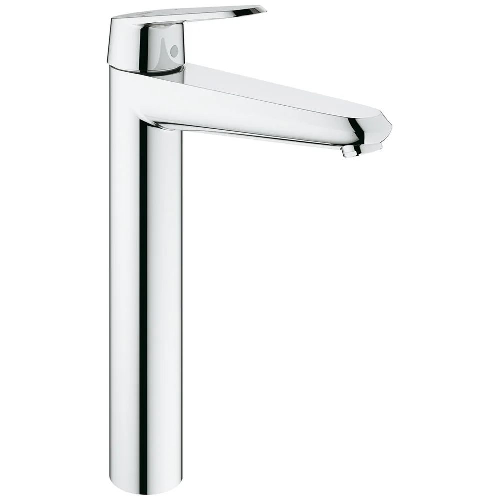 Wysoka jednouchwytowa bateria umywalkowa w chromie, widok z boku, Grohe