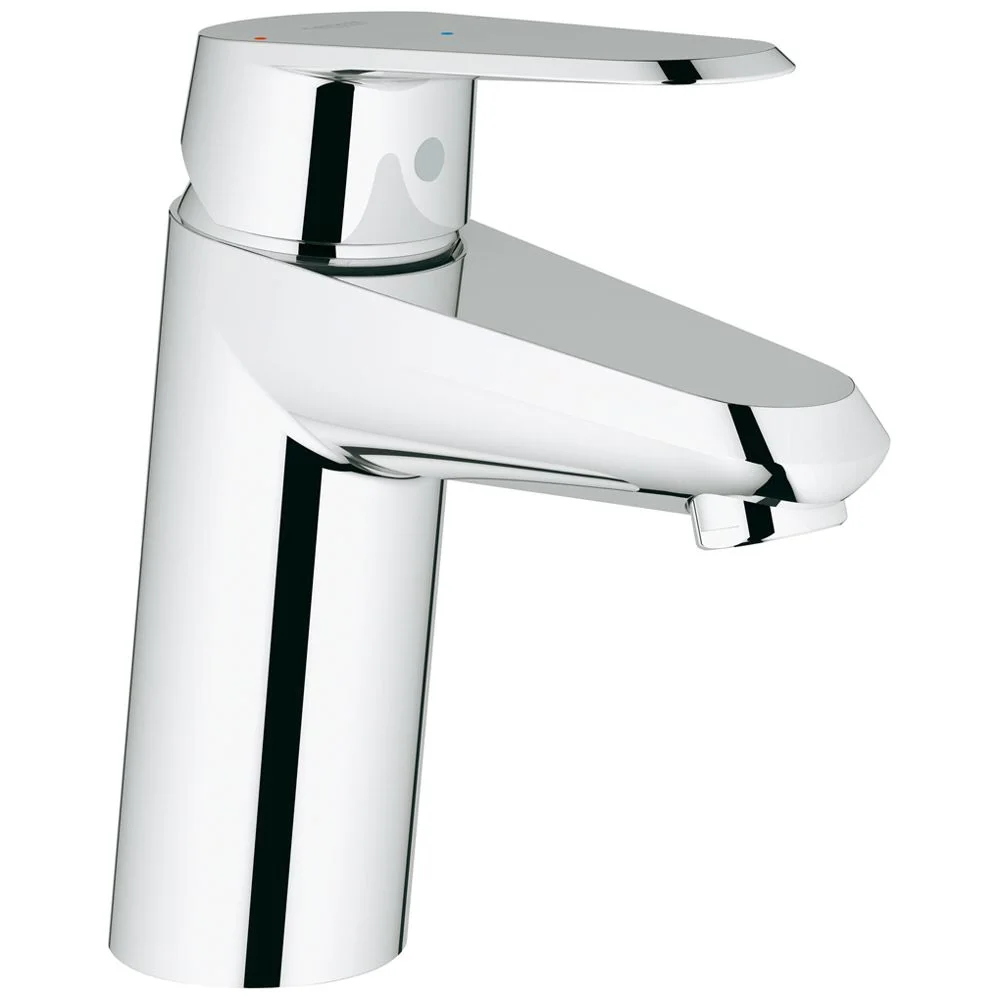Jednouchwytowa bateria umywalkowa w widoku bocznym, chromowana, Grohe