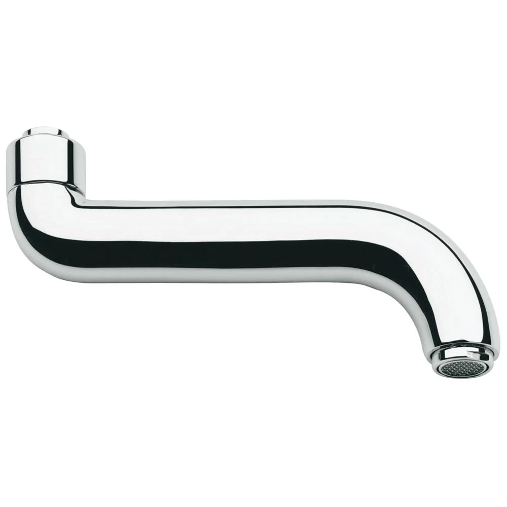 Chromowany wylewka odlewana widok z boku, Grohe