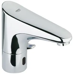 Bateria umywalkowa widok z przodu, wykończenie chromowane, Grohe
