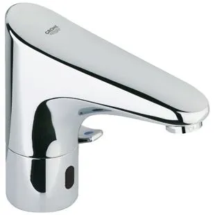 Bateria umywalkowa widok z przodu, wykończenie chromowane, Grohe