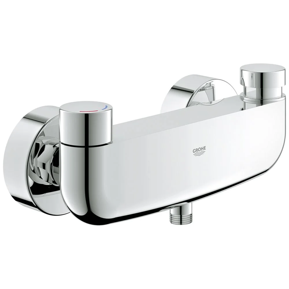 Chromowana bateria prysznicowa z przodu, Grohe