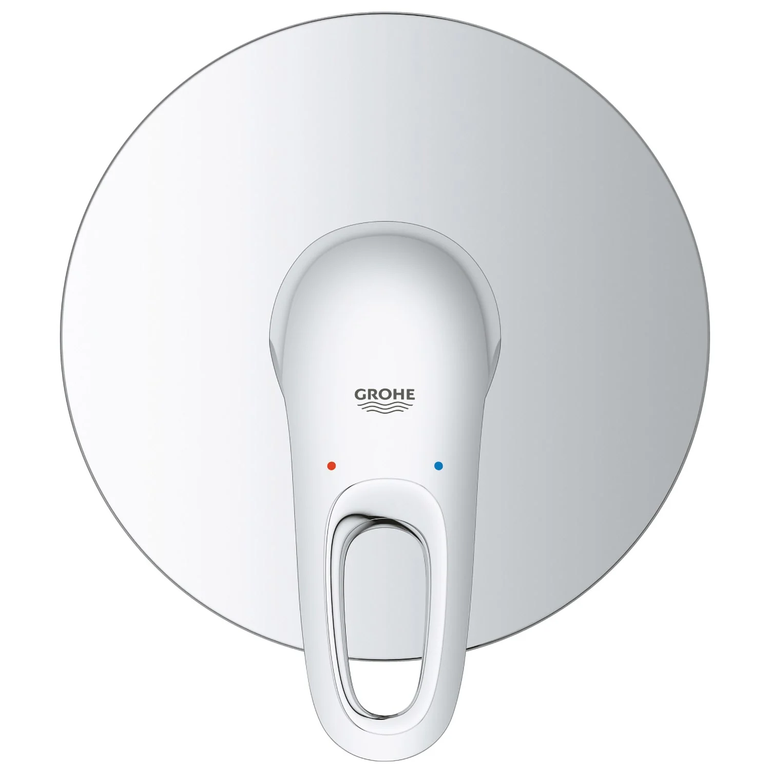 Jednouchwytowa bateria widok z przodu, chrom, Grohe
