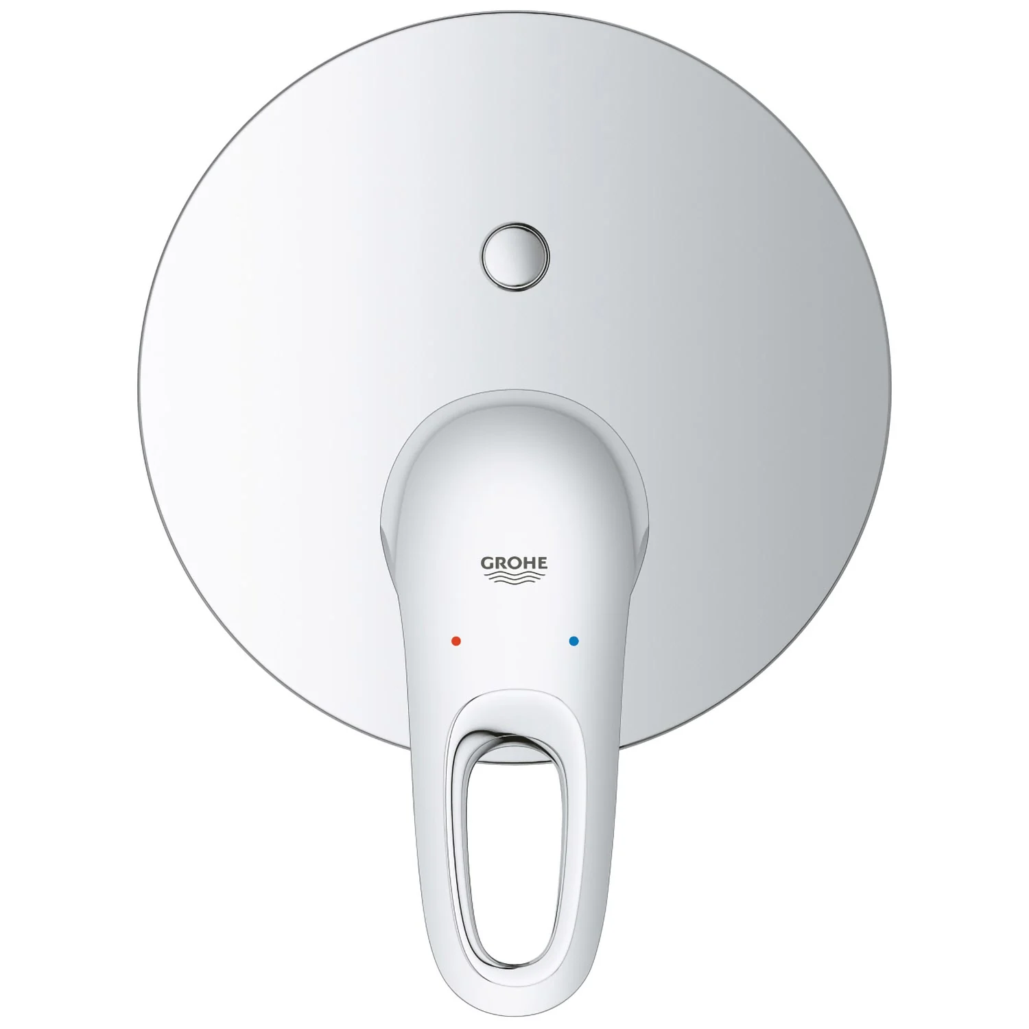 Jednouchwytowa bateria widok z przodu, chrom, Grohe
