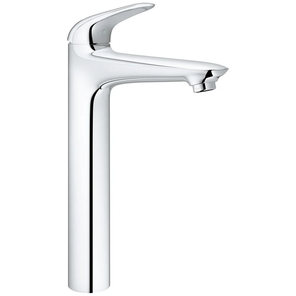 Chromowana bateria umywalkowa widok z boku, Grohe
