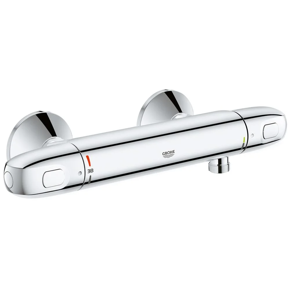 GROHE Grohtherm 1000 Thermostat-Brausebatterie Aufputz mit QuickFix S-Anschlüssen