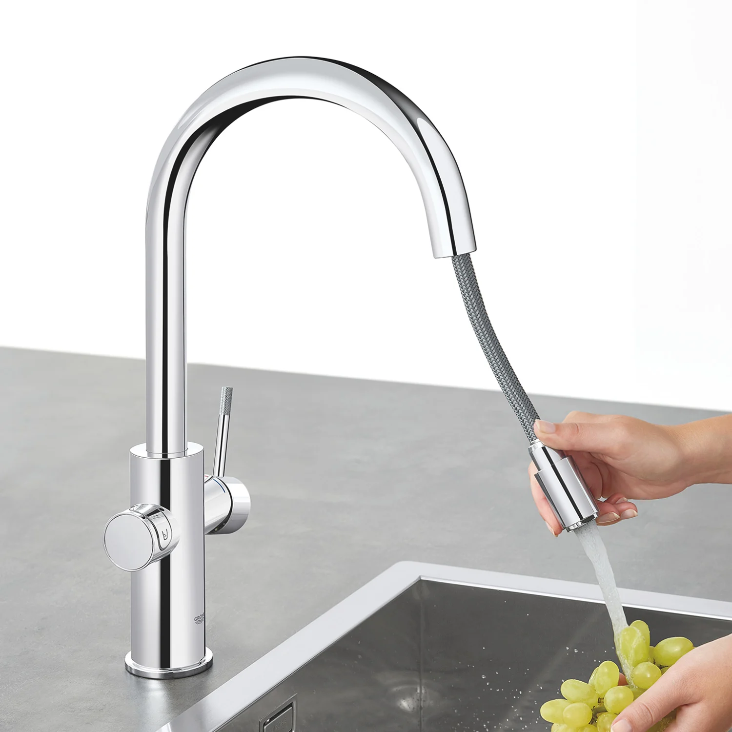 GROHE Blue Home C-Auslauf Starter Kit mit herausziehbarem Auslauf Bild 3