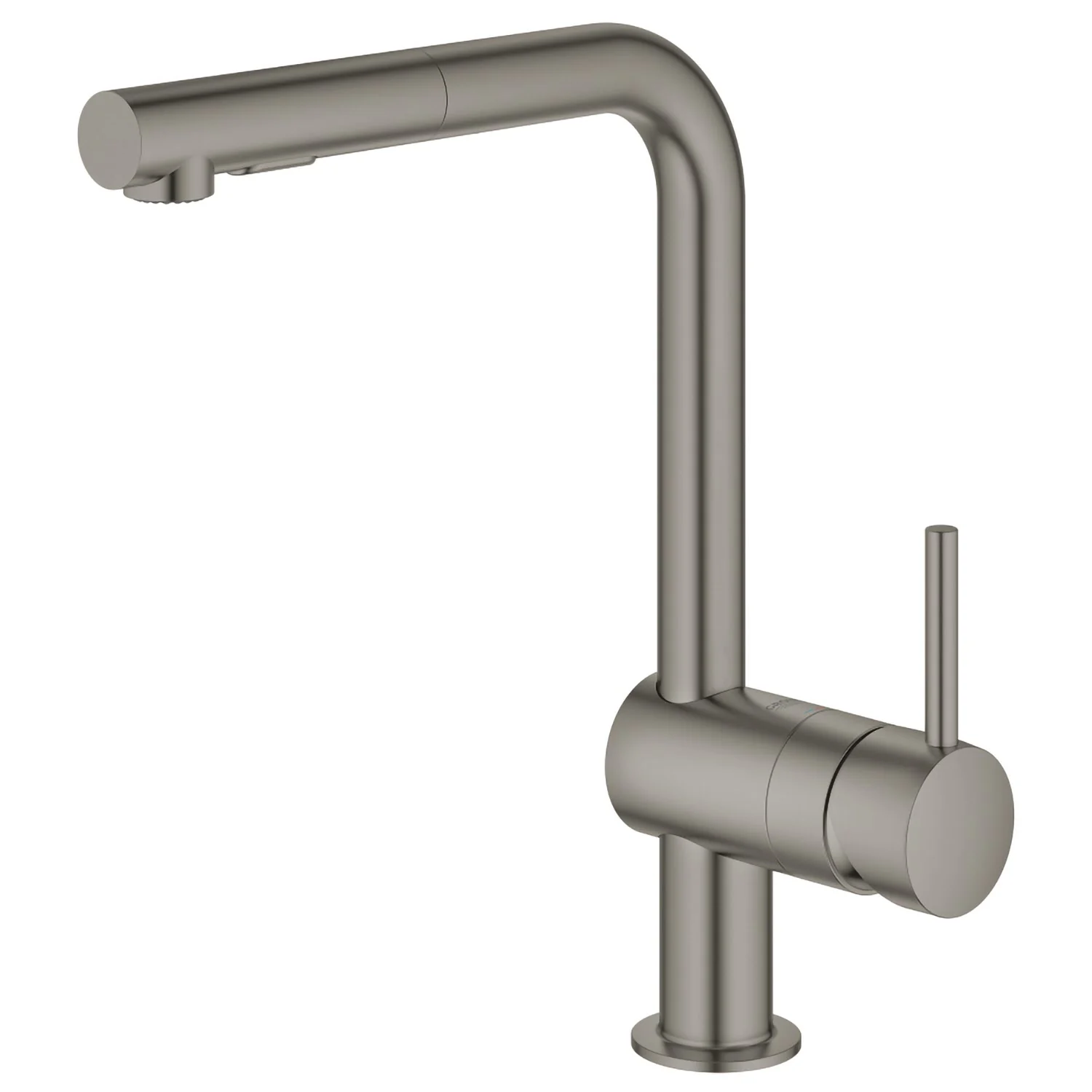 GROHE Minta Einhand-Spültischbatterie mit herausziehbarer Spülbrause SpeedClean Bild 2