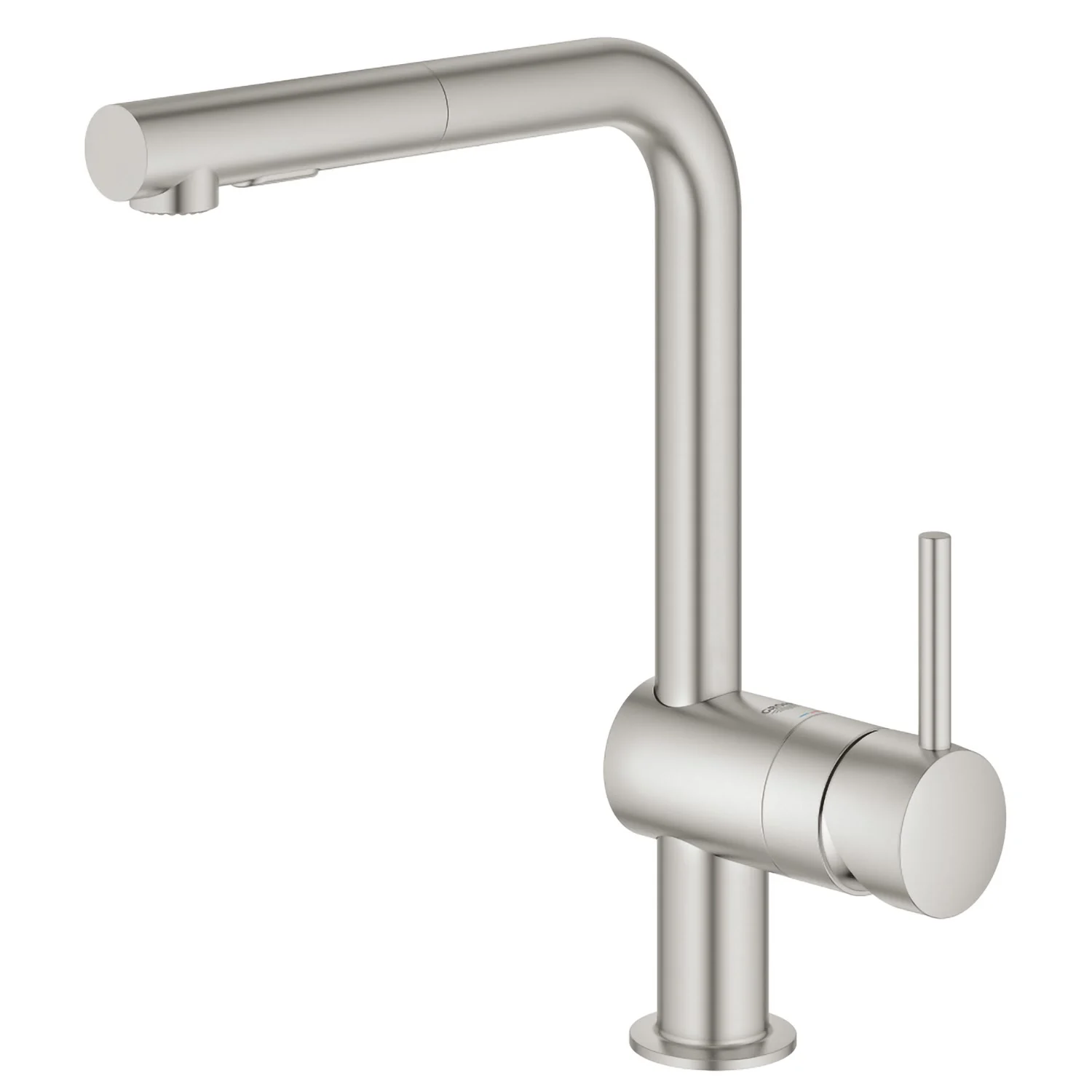 GROHE Minta Einhand-Spültischbatterie mit herausziehbarer Spülbrause SpeedClean Bild 2