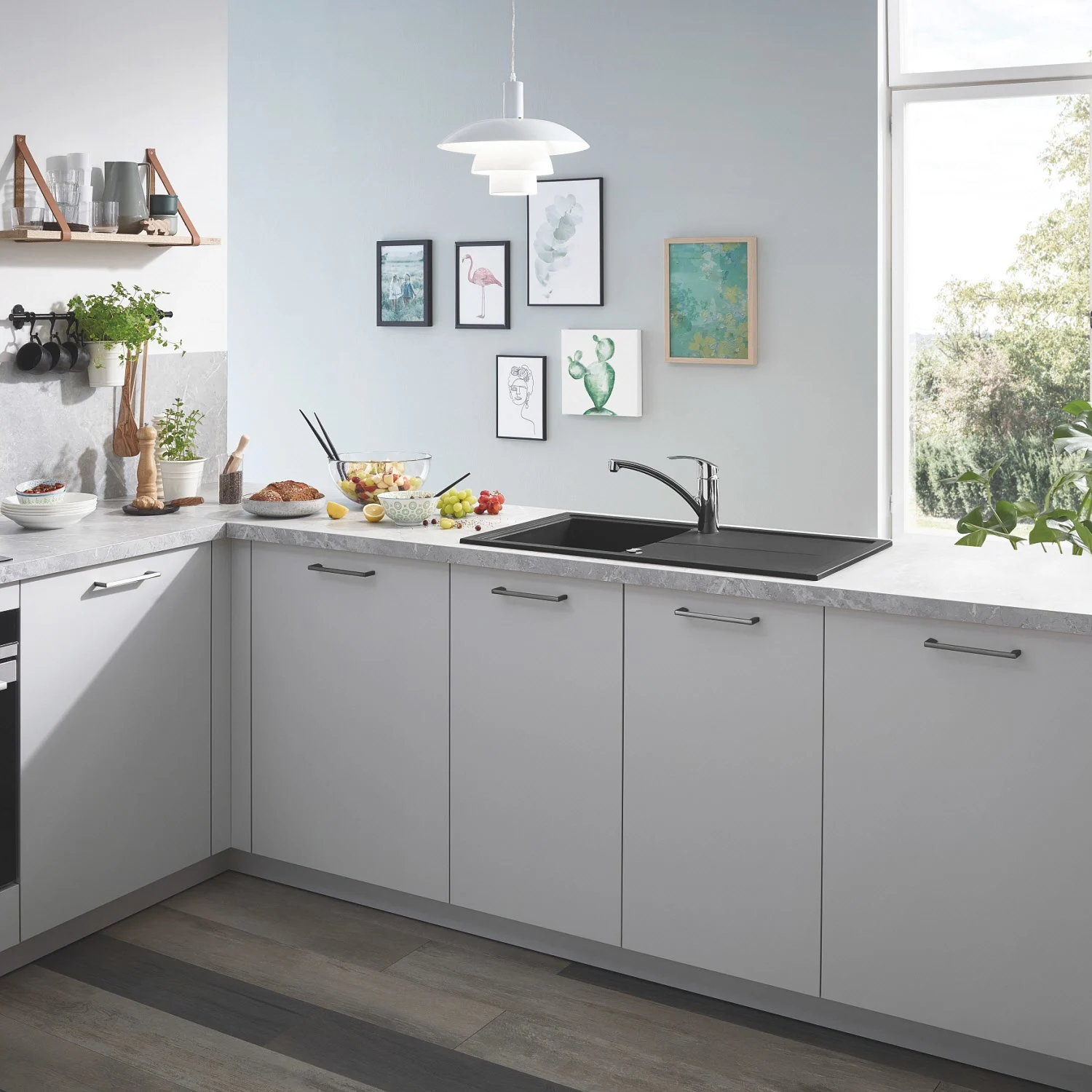 GROHE K400 Kompositspüle mit Abtropffläche 86 x 50 cm Bild 4