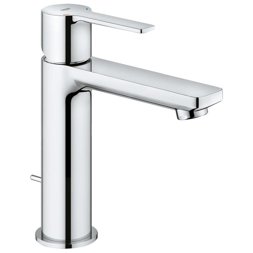GROHE Lineare New Einhand-Waschtischbatterie S-Size mit Zugstangen-Ablaufgarnitur