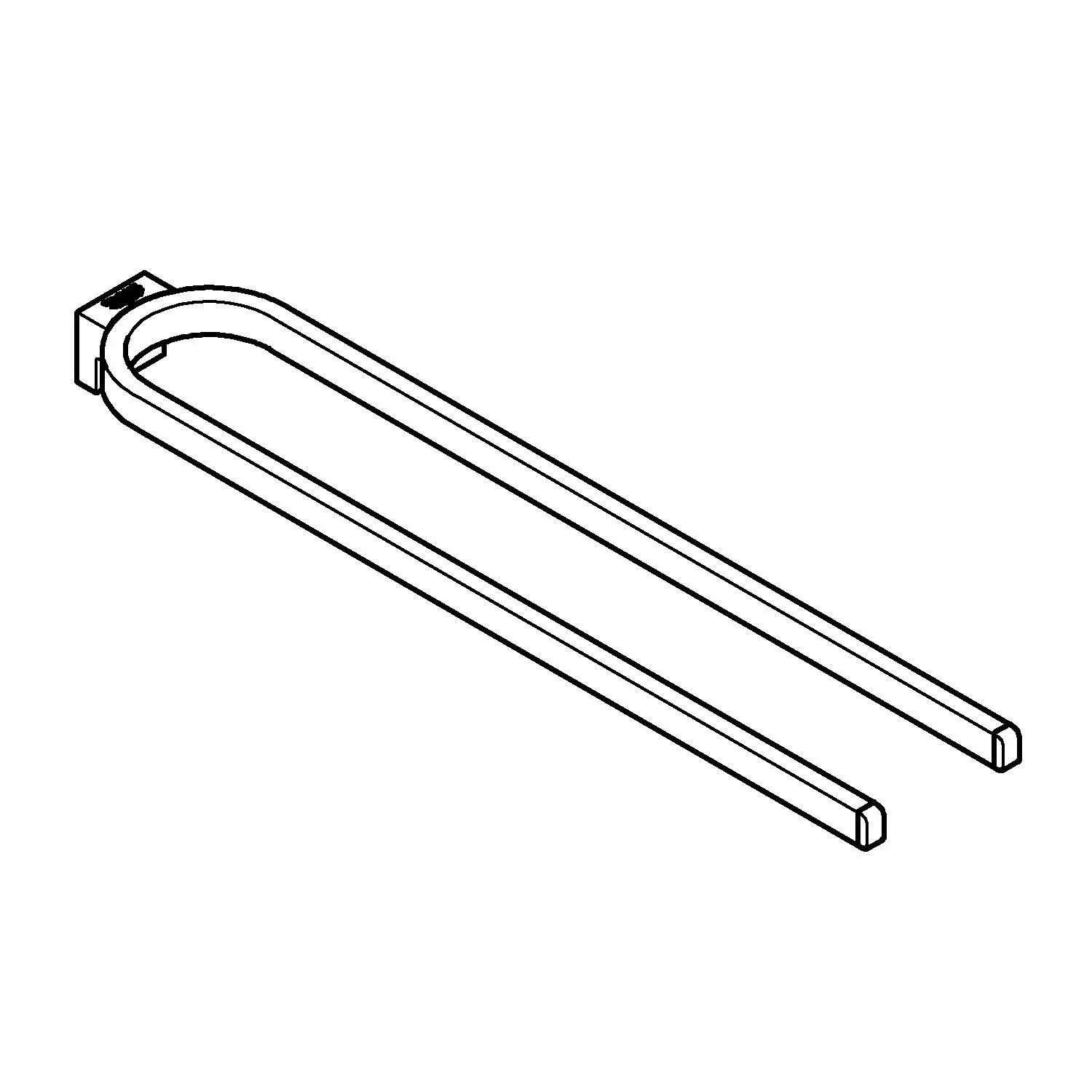 GROHE Selection Handtuchhalter, nicht schwenkbar Bild 2