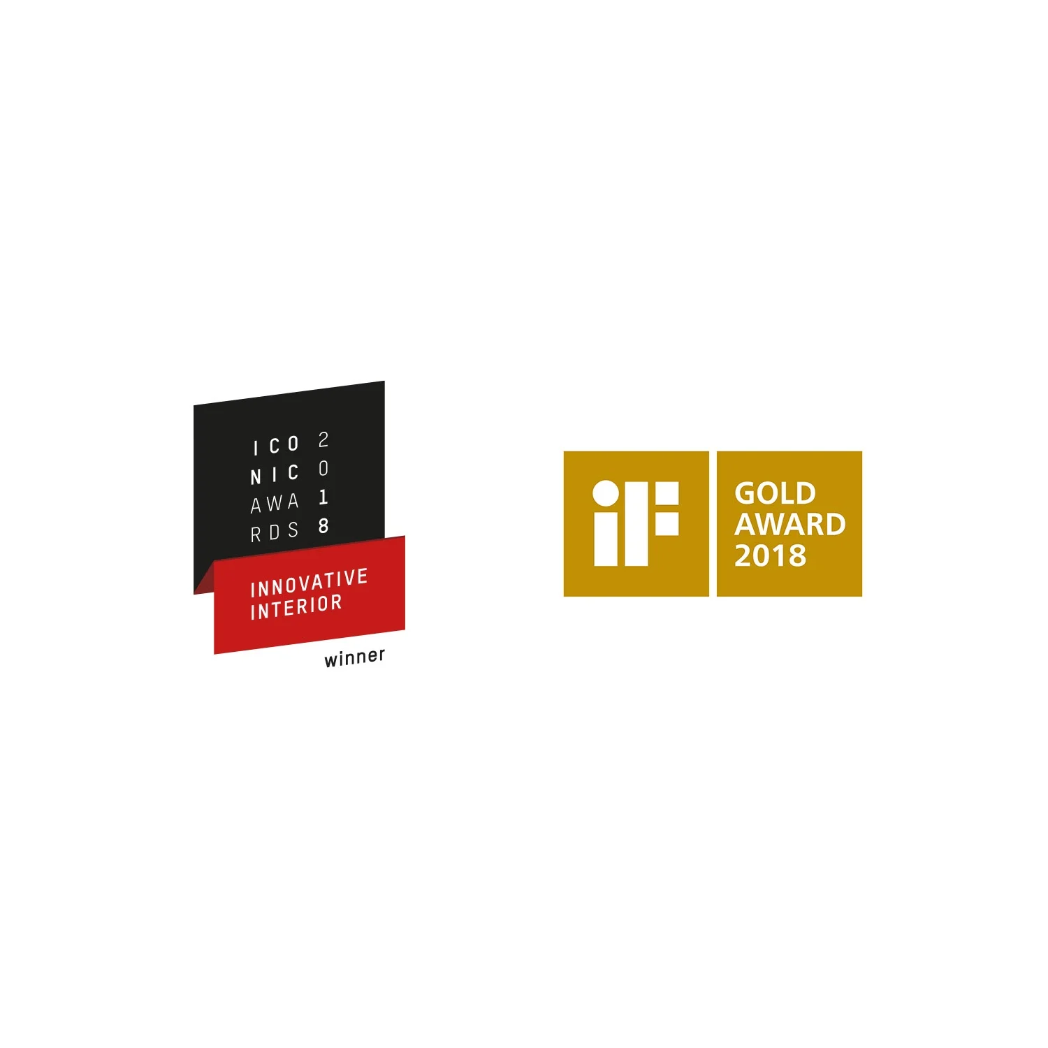 Logotypy Innovative Interior i IF Gold Award 2018, Grohe