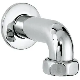 Chromowany łuk wyjściowy w widoku bocznym, Grohe