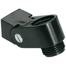 Czarny element przegubowy w widoku bocznym, Grohe