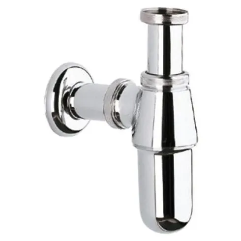 Chromowany syfon widok z boku, Grohe